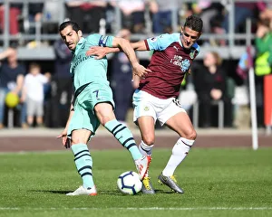 Burnley V Arsenal 2018-19 Prints: Mkhitaryan Breaks Past Westwood: Burnley vs. Arsenal, Premier League 2018-19