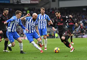 Mkhitaryan Charges Past Bruno and Solly March: Brighton vs. Arsenal, Premier League 2017-18