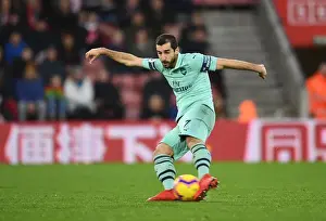 Southampton V Arsenal 2018-19 Prints: Mkhitaryan Scores Arsenal's Second Goal Against Southampton (2018-19)