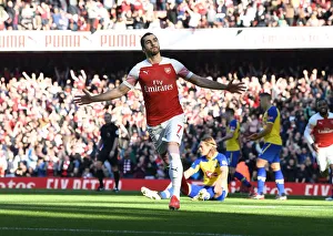 Arsenal V Southampton 2018-19 Prints: Mkhitaryan Scores His Second Goal: Arsenal vs. Southampton, 2018-19 Premier League