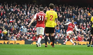Arsenal V Watford 2017-18 Prints: Mkhitaryan Scores the Third: Arsenal vs. Watford, Premier League 2017-18