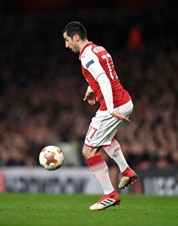 Arsenal V AC Milan 2017-18 Prints: Mkhitaryan Shines: Arsenal vs AC Milan, UEFA Europa League 2018