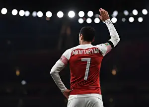 Arsenal V Blackpool Carabao Cup 2018-19 Prints: Mkhitaryan Shines: Arsenal's Dominance over Blackpool in Carabao Cup