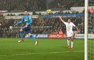 Swansea City V Arsenal 2017-18 Prints: Mkhitaryan Shines: Arsenal's Dominant Display vs Swansea City (2017-18)