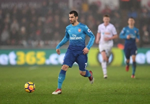 Swansea City V Arsenal 2017-18 Prints: Mkhitaryan Shines: Swansea City vs Arsenal, Premier League 2017-18