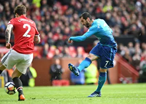 Manchester United V Arsenal 2017-18 Prints: Mkhitaryan Strikes Back: Manchester United vs. Arsenal, Premier League 2017-18