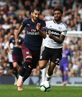Fulham V Arsenal 2018-19 Prints: Mkhitaryan vs Christie: Battle at Craven Cottage - Fulham v Arsenal (2018-19)