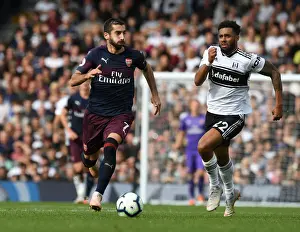 Fulham V Arsenal 2018-19 Prints: Mkhitaryan vs. Christie: A Football Battle at Craven Cottage - Fulham vs