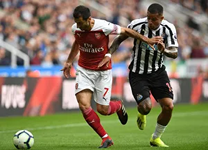 Newcastle United V Arsenal 2018-19 Prints: Mkhitaryan vs Kenedy: Battle at St