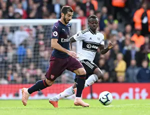 Fulham V Arsenal 2018-19 Prints: Mkhitaryan vs Seri: Battle in the Premier League - Fulham v Arsenal (2018-19)