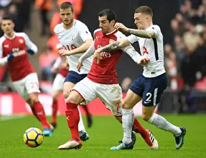 Tottenham Hotspur V Arsenal 2017-18 Prints: Mkhitaryan vs Trippier: Battle at Wembley - Tottenham Hotspur vs Arsenal