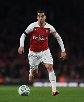 Images Dated 31st October 2018: Mkhitaryan's Brilliance: Arsenal Overpowers Blackpool in Carabao Cup