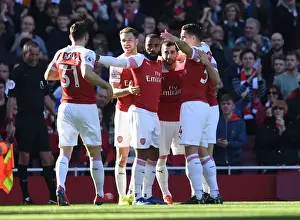 Arsenal V Southampton 2018-19 Prints: Mkhitaryan's Brilliant Brace: Arsenal Overpower Southampton in Premier League Showdown