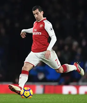 Arsenal V Everton 2017-18 Prints: Mkhitaryan's Masterclass: Arsenal Dominates Everton in Premier League Clash