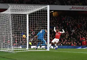 Arsenal V Wolverhampton Wanderers 2018-19 Prints: Mkhitaryan's Strike: Lacazette Celebrates Past Rui Patricio in Arsenal's Win vs