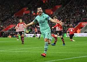 Southampton V Arsenal 2018-19 Prints: Mkhitaryan's Stunner: Arsenal's Game-Winning Goal vs. Southampton (2018-19)