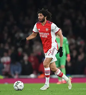 Mo Elneny in Action: Arsenal's Midfield Maestro Shines in Carabao Cup Quarterfinal vs Sunderland
