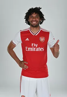 Mo Elneny of Arsenal. Arsenal Training Ground