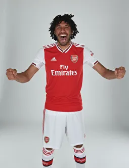 Mo Elneny of Arsenal. Arsenal Training Ground