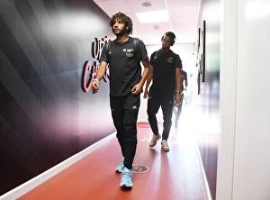 Images Dated 20th August 2022: Mo Elneny: Arsenal Midfielder's Determination Ahead of AFC Bournemouth Clash in 2022-23 Premier