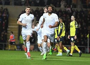 Oxford United v Arsenal - FA Cup 2023 Collection: Mo Elneny Scores First Arsenal Goal: FA Cup Victory over Oxford United