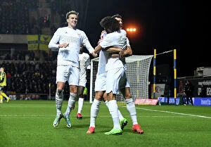 Oxford United v Arsenal - FA Cup 2023 Collection: Mo Elneny Scores First Arsenal Goal: FA Cup Triumph over Oxford United