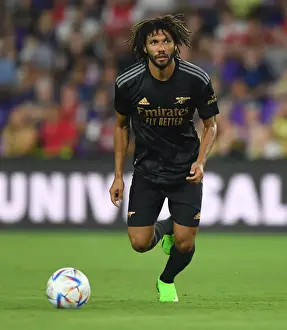Orlando City SC V Arsenal 2022-23 Prints: Mo Elneny Stands Out: Arsenal's Midfield Maestro Shines in Pre-Season Clash Against Orlando City SC