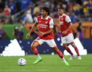 Arsenal V Chelsea - Florida Cup 2022-23 Prints: Mo Elneny Steals the Show: Arsenal Outshines Chelsea in Florida Cup 2022-23