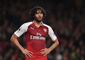 Arsenal V West Bromwich Albion 2017-18 Prints: Mohamed Elneny in Action: Arsenal vs. West Bromwich Albion, Premier League 2017-18