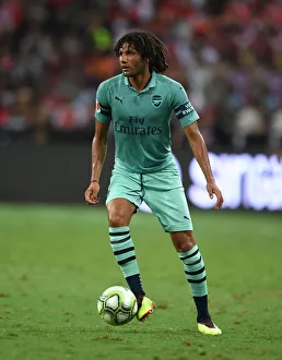 Mohamed Elneny in Action: Arsenal vs. Paris Saint-Germain, 2018 International Champions Cup, Singapore