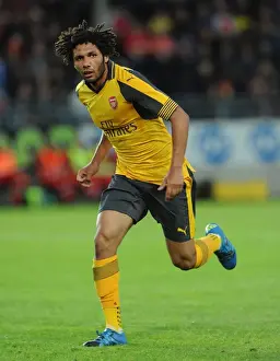 Viking FK V Arsenal 2016-17 Prints: Mohamed Elneny in Action: Arsenal vs Viking FK (2016-17 Pre-Season Friendly)