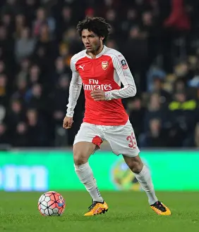 15/16 Hull City V Arsenal FA Cup Prints: Mohamed Elneny in Action: Arsenal's FA Cup Victory over Hull City (March 2016)
