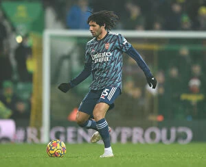 Images Dated 26th December 2021: Mohamed Elneny in Action: Norwich City vs Arsenal, Premier League 2021-22