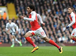 Tottenham Hotspur V Arsenal 2015-16 Prints: Mohamed Elneny: In Action Against Tottenham in the 2015-16 Premier League