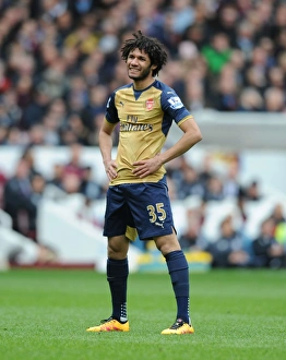 West Ham United V Arsenal 2015-16 Prints: Mohamed Elneny in Action: West Ham vs. Arsenal, Premier League 2015-16