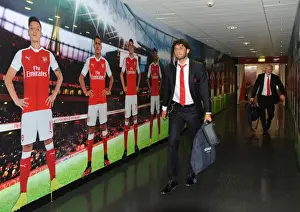 Arsenal V Reading EFL Cup 2016-17 Prints: Mohamed Elneny Arrives at Emirates Stadium: Arsenal vs. Reading, EFL Cup 2016-17