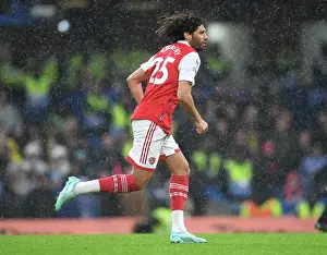 Mohamed Elneny of Arsenal Faces Off Against Chelsea FC in the 2022-23 Premier League