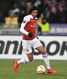 Mohamed Elneny (Arsenal). FC Vorskla Poltava 0: 3 Arsenal. Europa League. Group Stage
