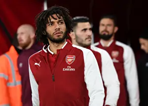 Mohamed Elneny: Arsenal's Focused Pre-Match Moment at Carabao Cup Quarterfinal vs West Ham United