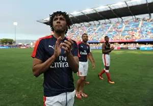 MLS All-Stars V Arsenal 2016-17 Prints: Mohamed Elneny's Post-Match Moment: Arsenal vs MLS All-Stars, 2016