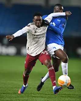 Molde FK V Arsenal 2020-21 Prints: Molde vs Arsenal: Europa League Clash - Flo Balogun Faces Off Against Sheriff Sinyan