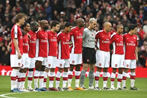 A moment of silence for Rememberance Day is observed