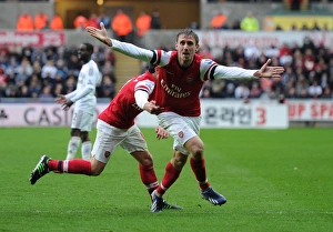 Swansea Prints: Monreal-Cazorla Strike: Swansea City vs. Arsenal, March 2013