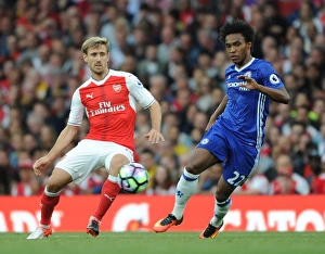 Monreal vs. Willian: A Battle in the Arsenal vs. Chelsea Rivalry (2016-17)