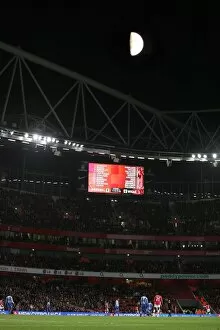 Images Dated 6th December 2008: The moon over Emirates Stadium