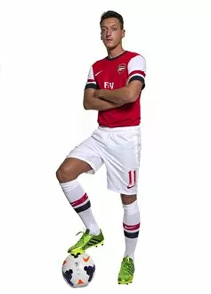 Images Dated 4th September 2013: MUNICH, GERMANY - SEPTEMBER 04: Arsenal photo shoot with new signing Mesut Ozil on September 4