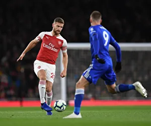 Arsenal v Leicester City 2018-19 Collection: Mustafi 1 181022WAFC