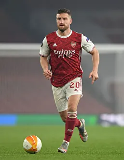 Arsenal V Molde FK 2020-21 Prints: Mustafi in Action: Arsenal vs Molde, Europa League 2020-21