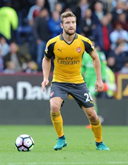 Burnley V Arsenal 2016-17 Prints: Mustafi in Action: Burnley vs. Arsenal, Premier League 2016-17
