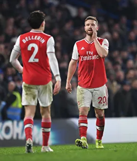 Chelsea V Arsenal 2019-20 Prints: Mustafi Faces Off: Chelsea vs. Arsenal, Premier League 2019-20
